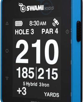 Swami KISS 2.0 Handheld Golf GPS Ragnefinder with Integrated Magnets - Blue
